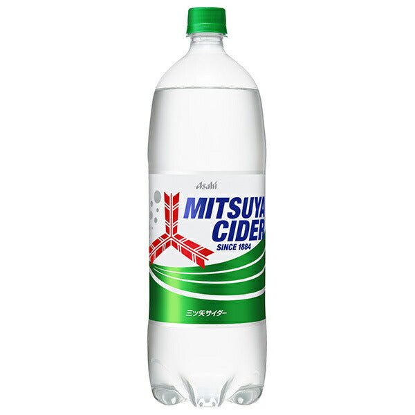 Asahi Beverages Mitsuya Cider 1.5L plastic bottles x 8 bottles [shipped in Japan]