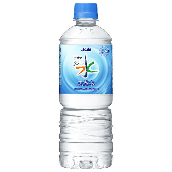 アサヒ飲料 おいしい水 天然水【自動販売機用】 600mlペットボトル×24本入【日本出荷】