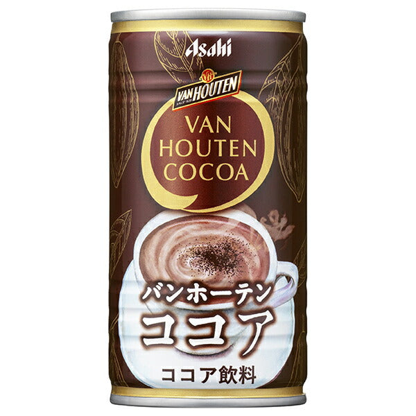Asahi Soft Drinks Van Houten Cocoa 185g can x 30 bottles [shipped in Japan]