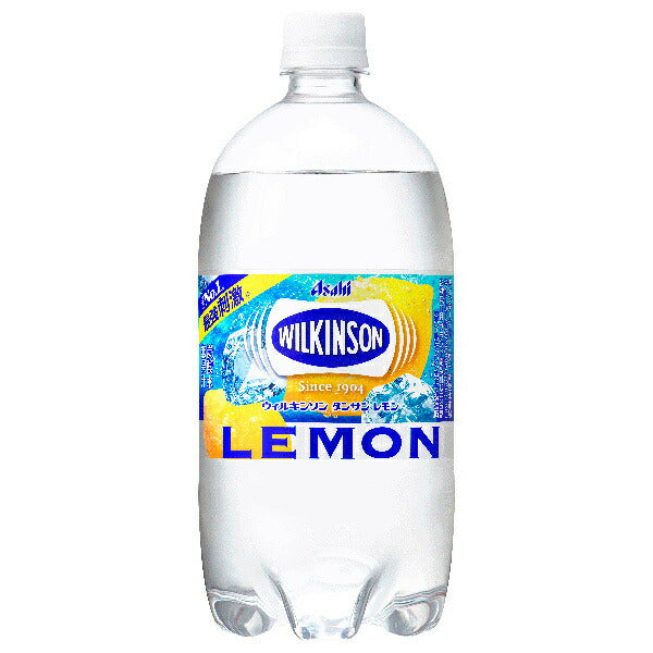 Asahi Soft Drinks Wilkinson Tansan Lemon 1L plastic bottle x 12 bottles [shipped in Japan]