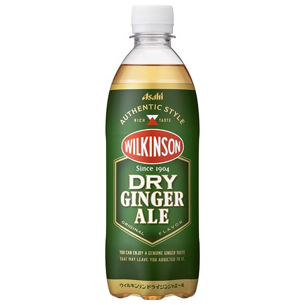 アサヒ飲料 ウィルキンソン ドライジンジャエール 500mlペットボトル×24本入【日本出荷】
