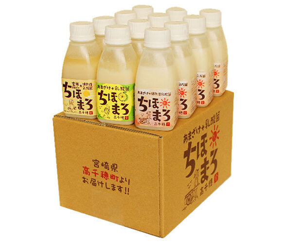Takachiho Muratabi Amazake + Lactic Acid Bacteria Chihomaro 12 bottles set (plain, hebesu, brown rice 4 each) (150g x 12 pieces) x 1 box [shipped in Japan]