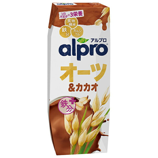 Danone Japan Alpro Oats & Cacao 250ml paper pack x 18 pieces [shipped in Japan]