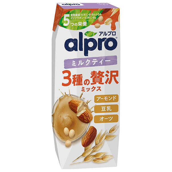 ダノンジャパン アルプロ 3種の贅沢ミックス ミルクティー 250ml紙パック×18本入【日本出荷】