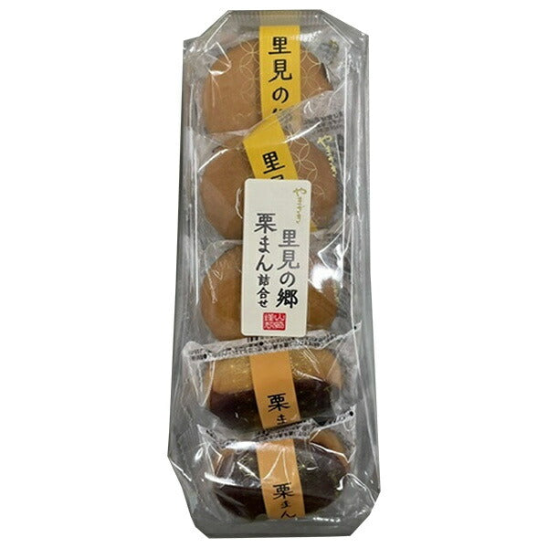 山崎製パン 里見の郷 栗まん詰合せ 5個入×5袋入【日本出荷】