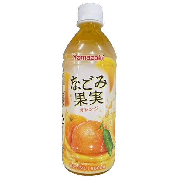 山崎製パン なごみ果実 オレンジ 500mlペットボトル×24本入【日本出荷】