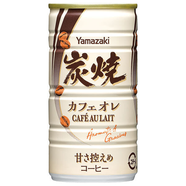 Yamazaki Baking Charcoal Cafe au lait 185g can x 30 pieces [shipped in Japan]