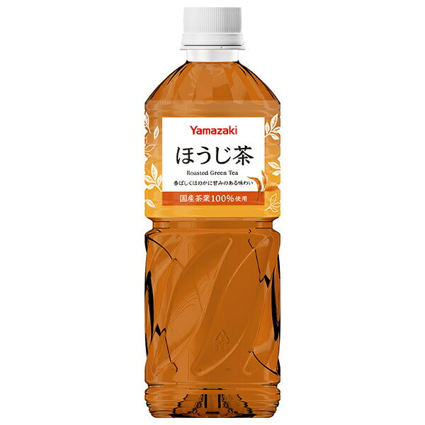 Yamazaki Baking Houjicha 555ml plastic bottle x 24 bottles [shipped in Japan]