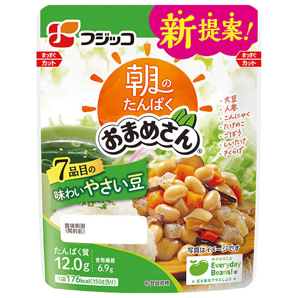 Fujikko Morning Protein Beans 7 Flavored Vegetable Beans 150g x 10 Bags [Shipped in Japan]