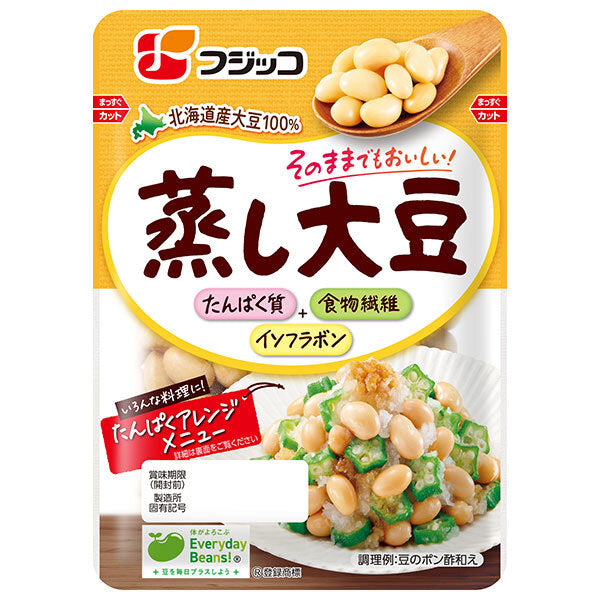 フジッコ 蒸し大豆 100g×12袋入【日本出荷】