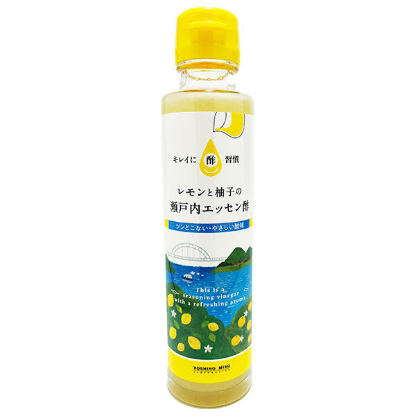 よしの味噌 瀬戸内エッセン酢 160g瓶×12本入【日本出荷】