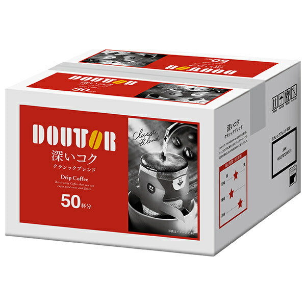 Doutor Coffee Doutor Drip Coffee Classic Blend (10g x 50P) x 1 box [Shipped in Japan]