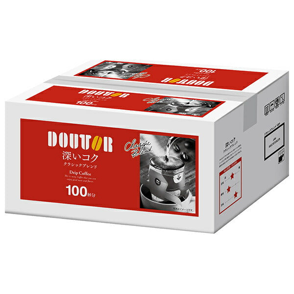 Doutor Coffee Doutor Drip Coffee Classic Blend (10g x 100P) x 1 box [Shipped in Japan]