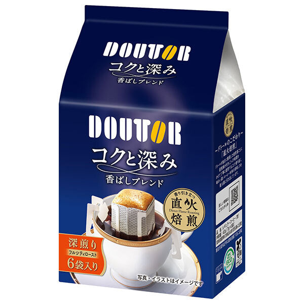 ドトールコーヒー コクと深み 香ばしブレンド (7g×6袋)×36個入【日本出荷】