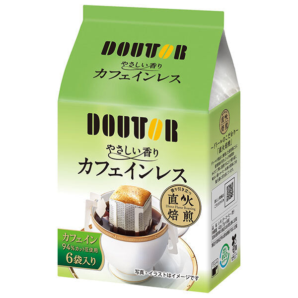 ドトールコーヒー やさしい香り カフェインレス (7g×6袋)×36個入【日本出荷】