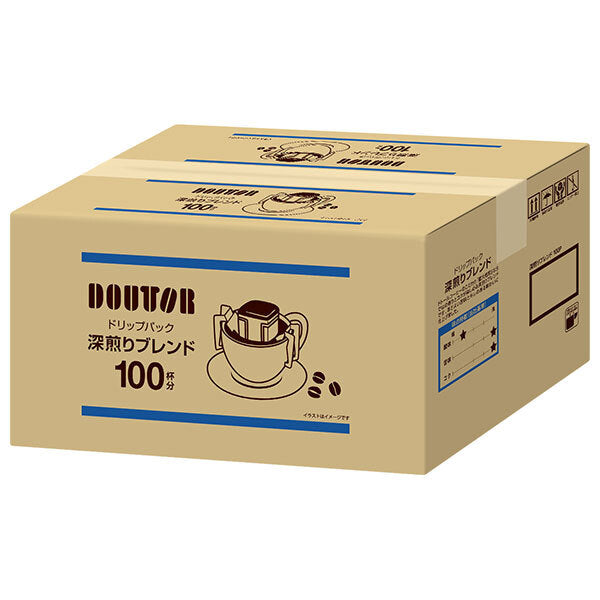ドトールコーヒー ドトール ドリップパック 深煎りブレンド (7g×100P)×1個入【日本出荷】
