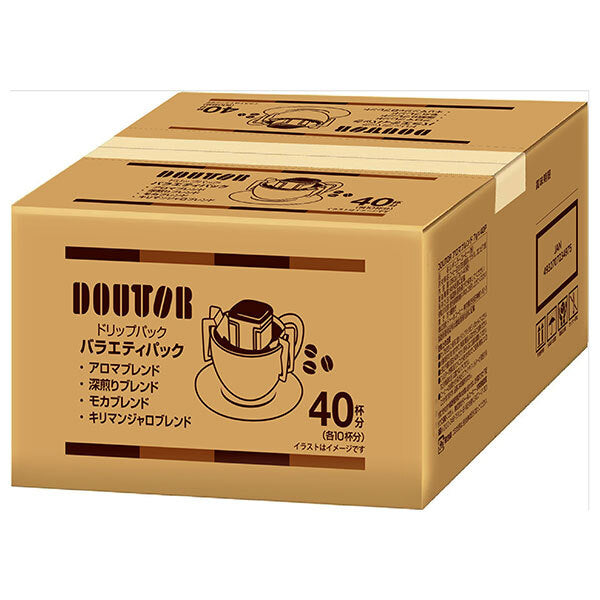 Doutor Coffee Doutor Drip Pack Variety Pack (7g x 40P) x 1 piece [Shipped in Japan]
