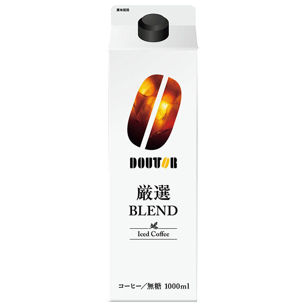 Doutor Coffee Carefully Selected Blend 1000ml paper pack x 6 bottles [shipped in Japan]