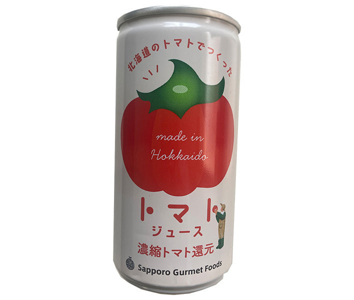 札幌グルメフーズ 北海道トマトジュース 190g缶×30本入【日本出荷】