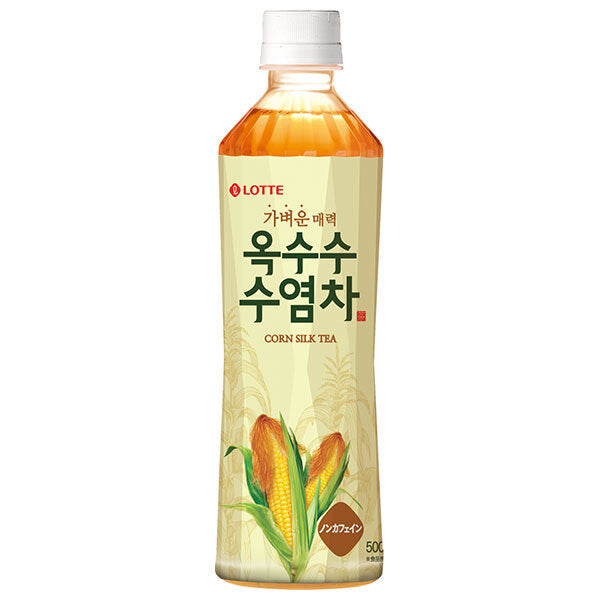 Gosei Corporation Lotte Corn Beard Tea 500ml x 24 bottles [Shipped in Japan]