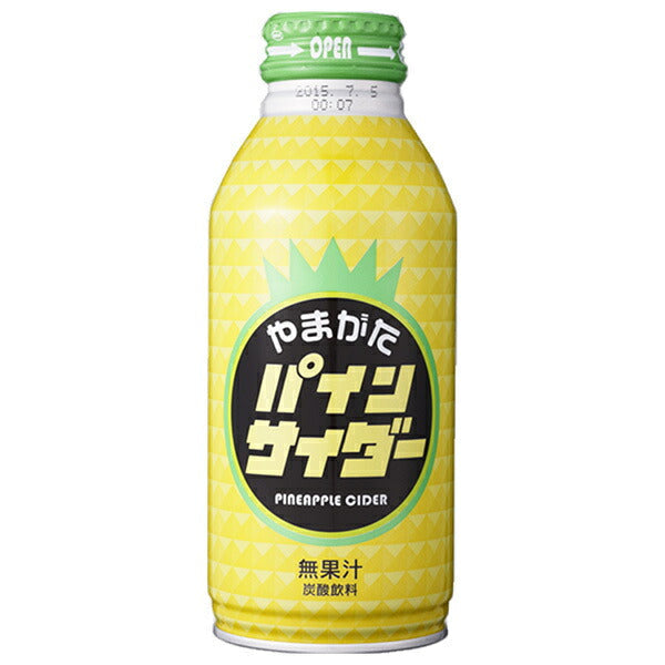 山形県酒類卸 やまがたパインサイダー 380mlボトル缶×24本入【日本出荷】