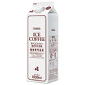 Homer Iced Coffee Moderately Sweet 1000ml paper pack x 12 bottles [Shipped in Japan]