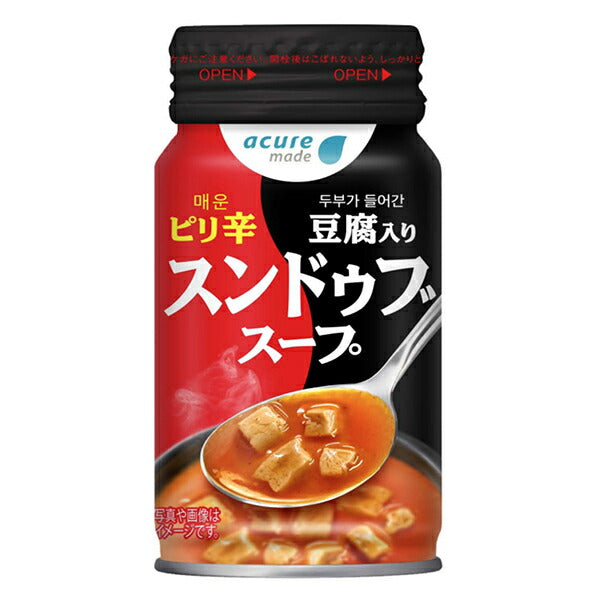 JR East Acure Maid Sundubu Soup 170g bottle can x 30 pieces [shipped in Japan]