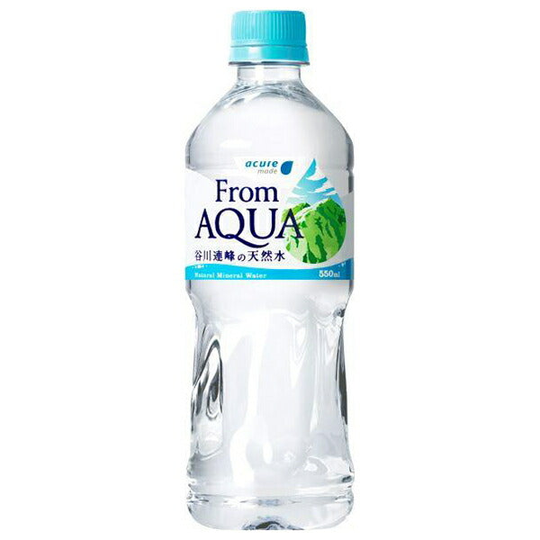JR East Acure Made From Aqua Tanigawa Mountain Range Natural Water 550ml PET bottles x 24 pieces [Shipped in Japan]