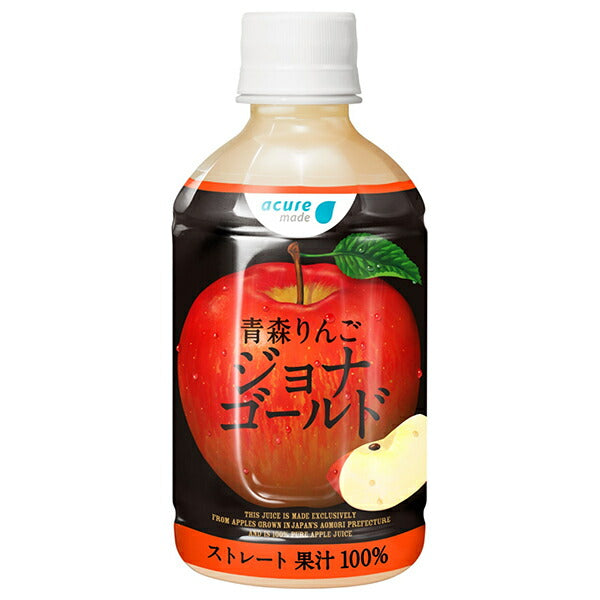 JR East Acure Made Aomori Apple Jonagold 280ml plastic bottle x 24 pieces [shipped in Japan]