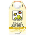 Kikkoman Delicious Unadjusted Soy Milk 500ml paper pack x 12 bottles [shipped in Japan]