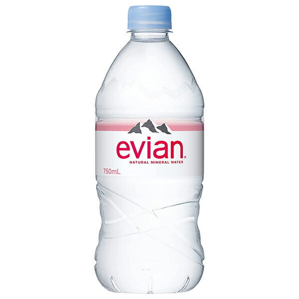 evian (エビアン) 750mlペットボトル×12本入【日本出荷】
