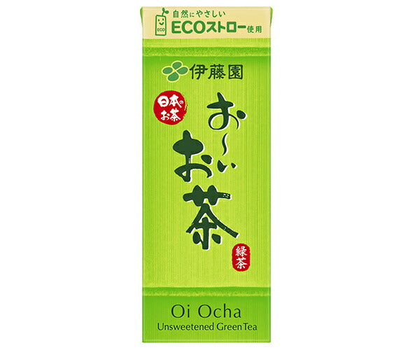 伊藤園 お〜いお茶 緑茶 250ml紙パック×24本入【日本出荷】