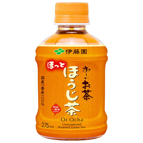 Itoen [For HOT] Oi Ocha Hojicha 275ml plastic bottle x 24 pieces [Shipped in Japan]