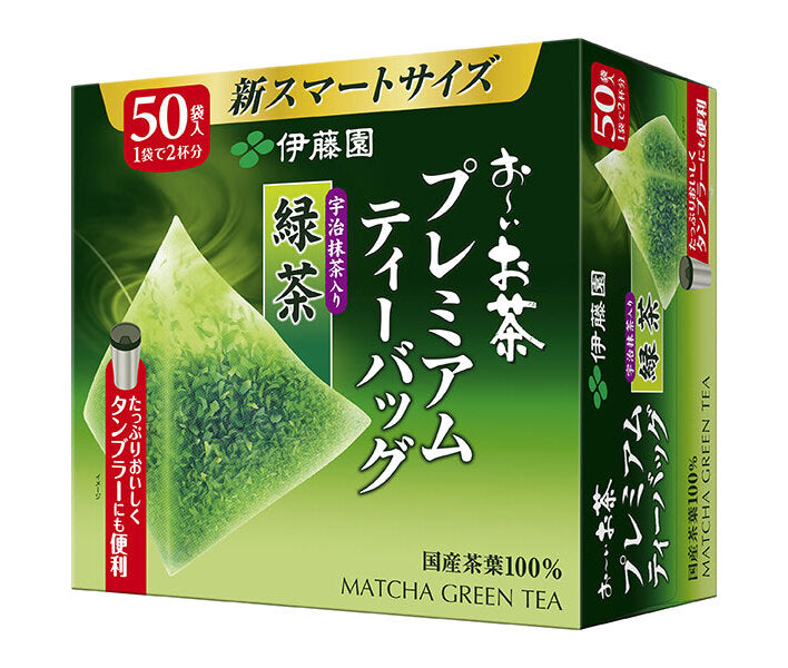 Itoen Oi Ocha Premium Tea Bag Uji Matcha Green Tea 50 bags x 5 boxes [shipped in Japan]