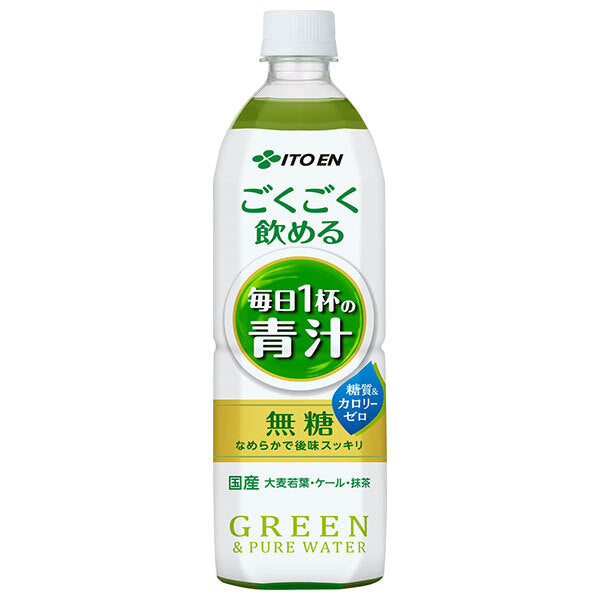 伊藤園 ごくごく飲める 毎日1杯の青汁 900gペットボトル×12本入【日本出荷】