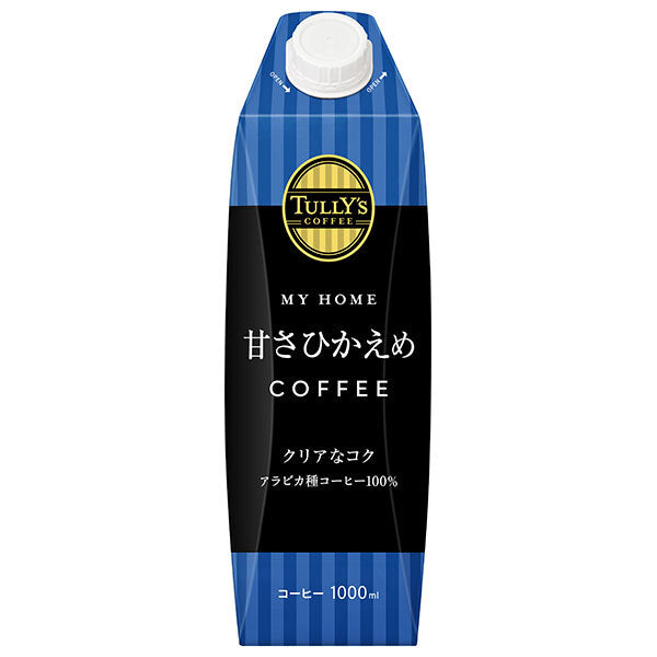Itoen Tully's Coffee Moderate Sweetness 1L paper pack x 6 bottles [shipped in Japan]