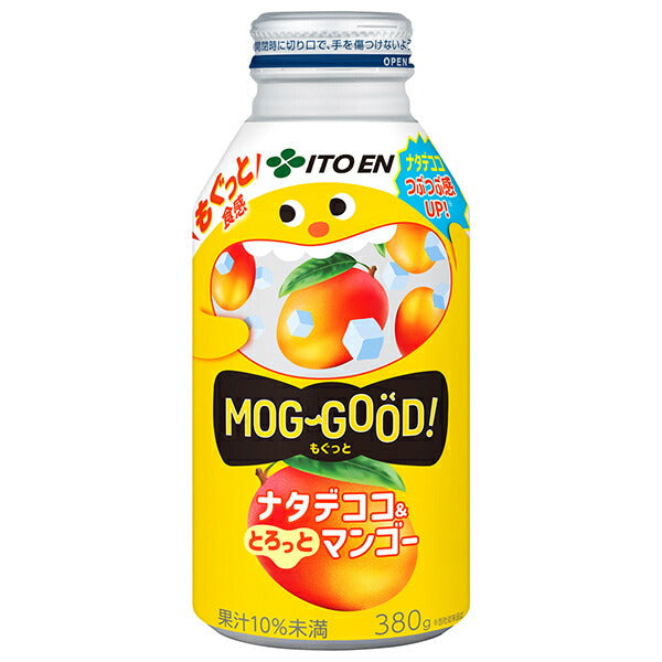 伊藤園 もぐっと ナタデココ&とろっとマンゴー 380gボトル缶×24本入【日本出荷】