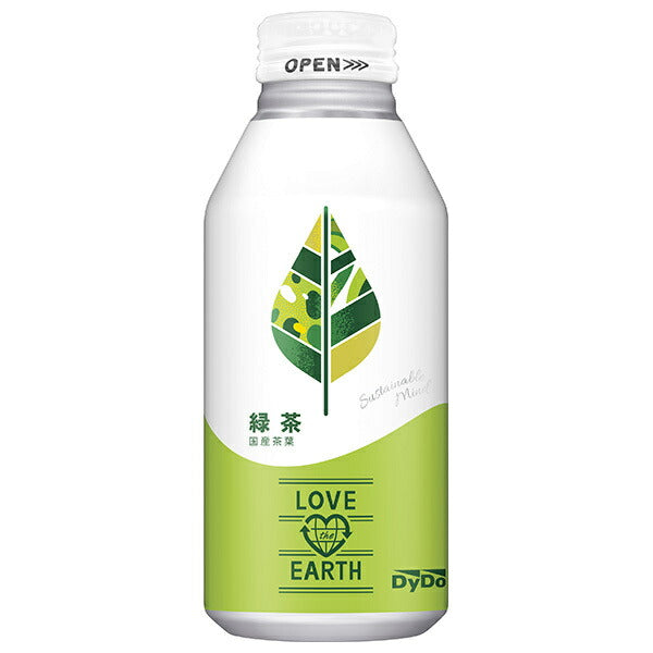 DyDo LOVE the EARTH green tea 400g bottle can x 24 pieces [shipped in Japan]