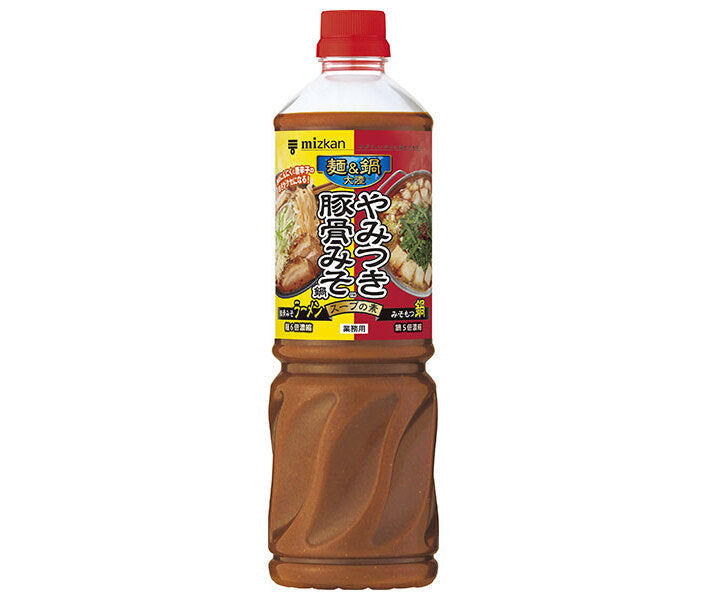Mitsukan Noodles & Nabe Tairiku Addictive Pork Bone Miso Pot Soup Mix 1100g x 8 pieces [Shipped in Japan]