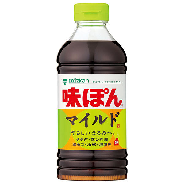 ミツカン 味ぽん MILD 500mlペットボトル×12本入【日本出荷】