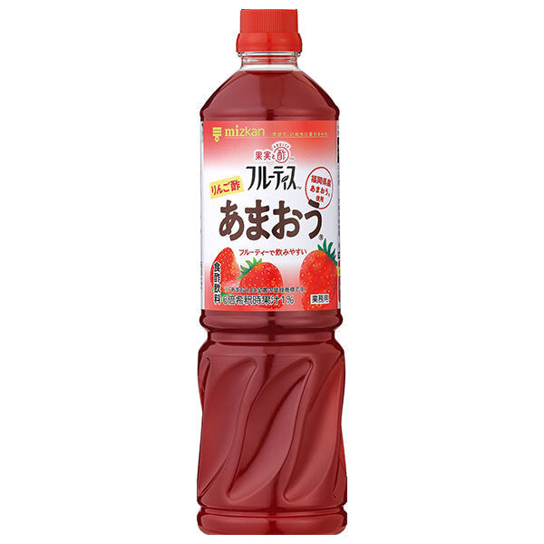 Mizkan Commercial Fruity Apple Cider Vinegar Amaou (6x concentrated type) 1000ml plastic bottles x 8 bottles [shipped in Japan]