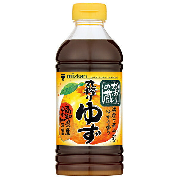 Mitsukan Kaori no Kura Maru Squeezed Yuzu 500ml x 12 bottles [Shipped in Japan]