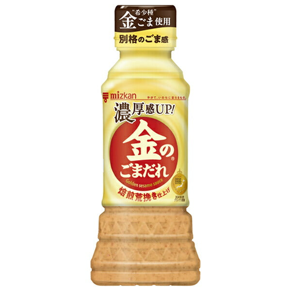 Mitsukan Golden Sesame Sauce Roasted Coarsely Ground Finish 250ml PET bottles x 12 bottles [Shipped in Japan]