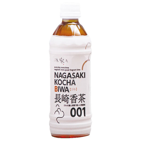 オアシス 長崎香茶びわ 500mlペットボトル×24本入【日本出荷】