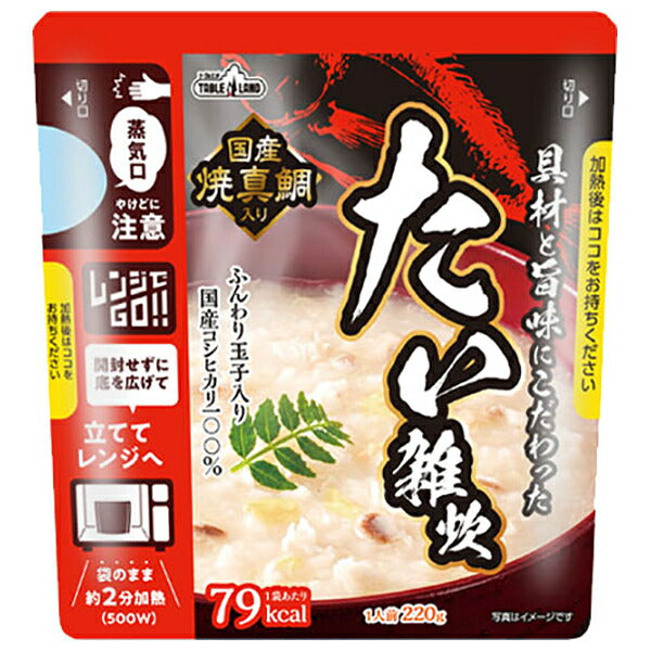 Maruzen Food Industry Tableland Microwaveable Taizosui with carefully selected ingredients and flavor 220g pouch x 24 (12 x 2) bags [Shipped in Japan]