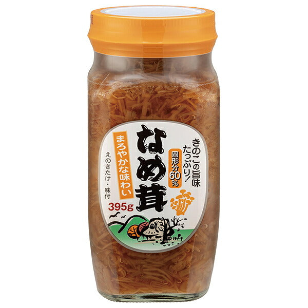 丸善食品工業 テーブルランド まろやか なめ茸 徳用 395g瓶×15個入【日本出荷】
