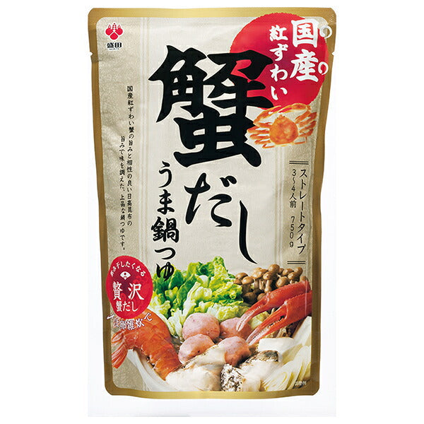 Morita (High Peace) Morita Domestic Beni Snow Crab Dashi Umanabe Tsuyu 750g pouch x 12 bags [Shipped in Japan]