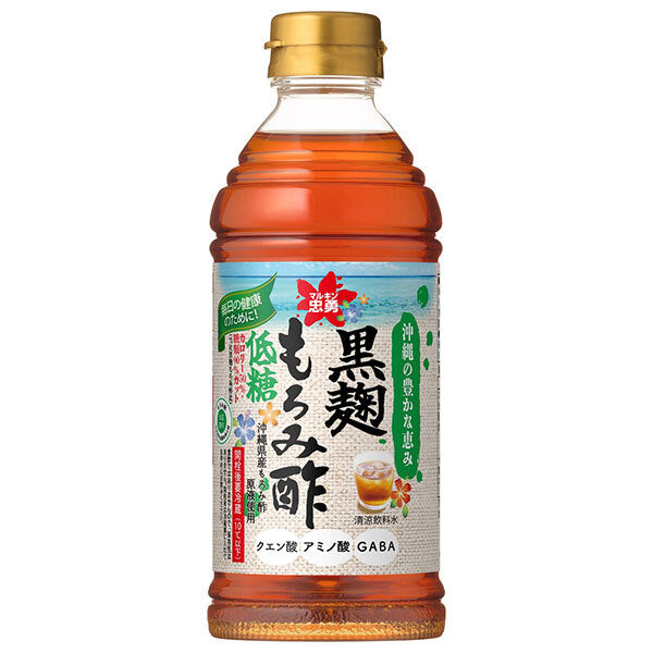 Morita (High Peace) Marukin Tadayu Black Koji Moromi Vinegar Low Sugar 500ml PET bottles x 6 pieces [Shipped in Japan]