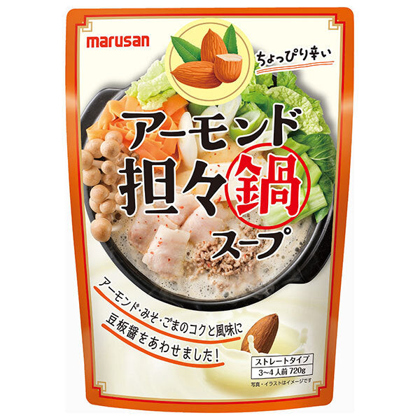 Marsan Ai Almond Tantan Nabe Soup 720g x 8 bags [shipped in Japan]