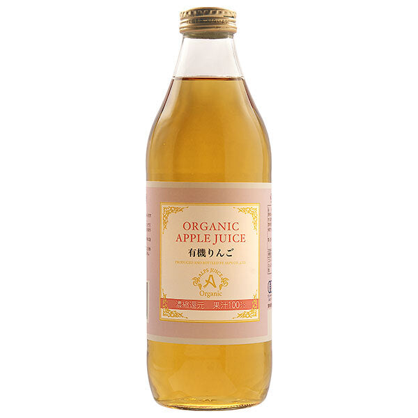 Alps Organic Apple Juice 100 1L bottle x 6 bottles [shipped in Japan]